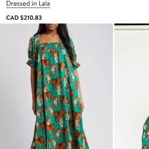 Dressed in Lala tiger dress